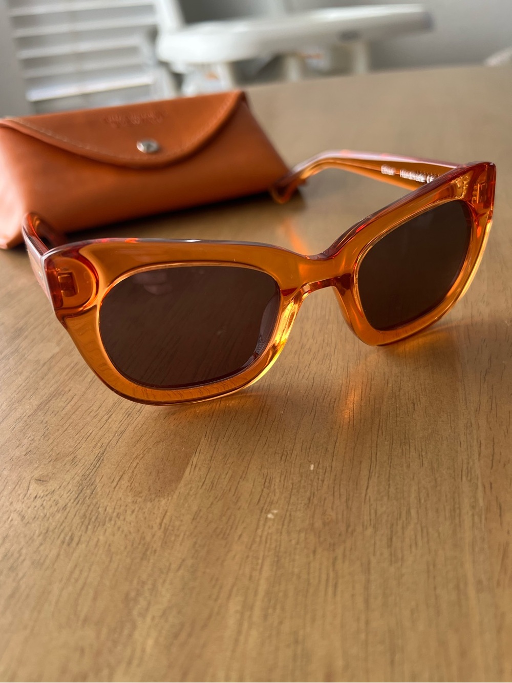 Sun Buddies Ethan Sunglasses in Maple Syrup Orange